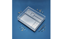 Watch Parts Tray with Cover Watch Repair Tray with Lid Practical Compartmented Storage Box for Hobbyists