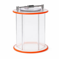 Replacement Polishing Drum Wear-Resistant Polishing Drum with Lid Efficient Barrel with Sealing Cover for Jewelers