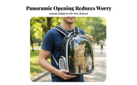 Portable Space Capsule Pet shoulderpack Breathable Do and Me viewing port Pet shoulderpack pet shoulderpack for feline Owners, Journobservers, veterinarianerinarian Visits, Public Transport, Outdoor Activities, Hiking