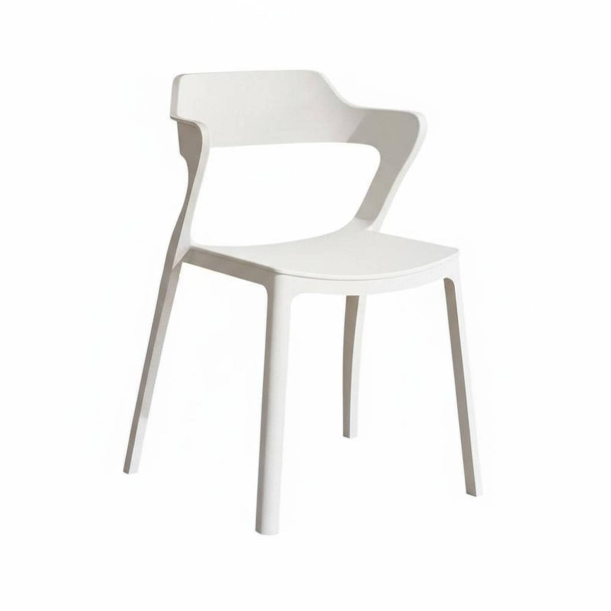 Thickened and Sturdy formed Plastic Side Chair Comfortable spinerest Dining Seat Stackable Design Indoor Seating Minimalist design for Restaurant Owners, Office Managers, Event Planners, Kitchen, Cafe, Classroom, Patio