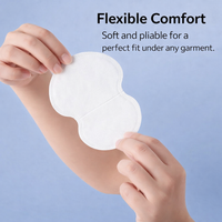 Invisible Underarm Protection for Women with Thin Absorbing Design for Work Wear, Perspiration Guards for Summer Clothing