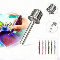 5 Pieces Diamond Arts Pen Replacement Tip Diamond Arts Pen Head Polished Hardware for Crafters