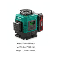Green Laser Level Self-Leveling Automatic Laser Level Leveler Compact Tool High Visibility for Builders, Construction Site