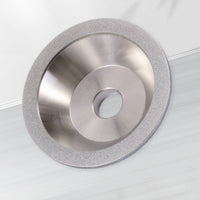 Central Mounting Hole Abrasive Grit Cup Wheel Abrasive Rim Electroplated Grinding Wheel