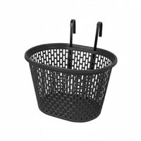 Plastic Cycle Basket Foldable Handlebar Basket Sturdy Lightweight for Biking, Commuting