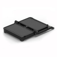 Neutral Color Box Steak Grill and Panini Breakfast Maker with 180-Degree Flat Press, UK Plug