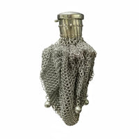 Handmade Vintage Metal Mesh Purse Collectible Vintage Gate Top Purse Lightweight 1920s Design Coin Holder for Collectors, History Enthusiasts, Cosplayers, Costume Events, Themed Parties, Historical Reenactment Faires