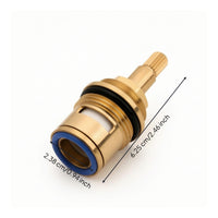 Faucet Valve Cartridge Splined Ceramic Disc Cartridge Hardware Good Sealing Easy to Install for DIYers, Bathroom, Kitchen