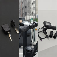 Right-Side Throttle Grip with LCD Display Anti-Slip Electric Bicycle Throttle with LCD Display Universal Controller Compatible for Commuters, Handlebar Replacement