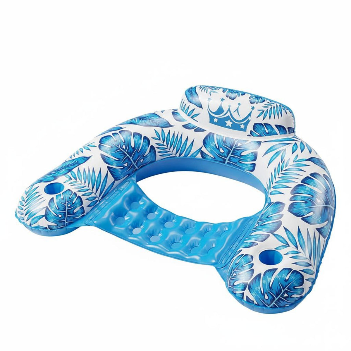 Lightweight U-Shaped Pool Buoyant Lounger Portable U-Seat Buoyant Lounger Backrest Support Inflatable Pool Lounger