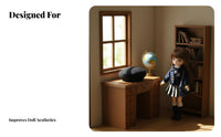 1/12 Doll Hat Retro Design Miniature Hat for Figure