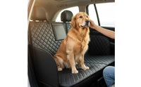 Car Pet Mat with Straps Waterproof Vehicle Cargo Pet Mat Area Protector Padded Cover for Travel
