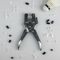 Badminton Racket Grommet Plier Curved-Shaped Pressure Head Racket Eyelet Installation Pliers Metal Construction