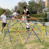 Kids Climbing Dome Holds Dome Climbing Frame Red Joints Playground Equipment for Backyard