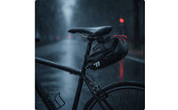 Bike Rear Saddle Bag Waterproof Saddle Bag with Fastening Mount Quick-Release Compact for Cyclists, Road Cycling
