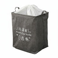 Foldable Clothes Chest with view panel Breathable textile Storage container for home dwellers