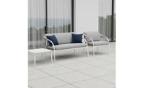 Wicker Rattan Sofa Set Waterproof Rattan Sofa Set Outdoor Wicker Couch Weather-Resistant Modular Outdoor Sectional for Garden