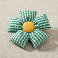 Colorful Fabric Flower Brooch Pin for Clothing and Hair Accessories