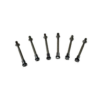 6 Pieces Drum Fasteners with Washers Drum Screws Replacement Hardware for Drummers, Percussionists