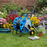 Garden Hose Reel Carrier Easy to Wind Garden Hose Carrier Auto Rewind