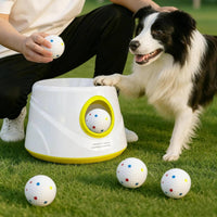 Automatic Dog Ball Launcher Compact Dog Tennis Ball Launcher Interactive Play