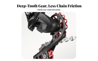 Rear Derailleur Pulley Lightweight Design Cycle Guide Wheel Smooth Rotation 11T Guide Wheel for Mountain Bikers, Bicycling Enthusiasts
