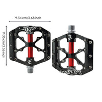 Aluminum Cycle Pedal Machined Finish Open Frame Pedal Bearing Construction