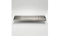 Drip Tray with Perforated Top Rust-Resistant Coffee Drip Tray Low-Profile Stainless Steel Drain Box for Cafes