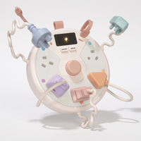 Plug Toy Developmental Matching Toy Fine Motor Busy Board for Classroom