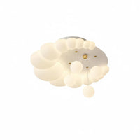 Romantic Decor Fluffy Shaped Ceiling Lamp Eye Friendly Fluffy Ceiling Light