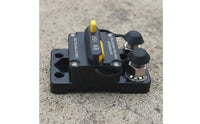 Manual Reset Circuit Breaker Marine-Grade Circuit Breaker with Terminal Protectors Dust-Resistant Overload Protector for Vehicle Wiring