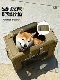 PETSNIFFS 宠物推车狗狗外出包拉杆箱行李箱背包柯基柴犬缅因狗包