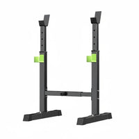 Adjustable Barbell Rack Wide Base Adjustable Squat Rack Steel Fitness Equipment for Home Gym