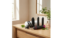 Volumizing 5-in-1 Hair Styler Detachable Hair Dryer Brush Smooth Air Curler Less Frizz for Travel