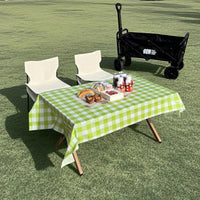 Disposable Tablecloth, Rectangular Waterproof Outdoor Dining Mat, Camping Table Cover, Assorted Designs, Windproof Stickers