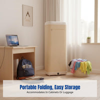 Portable Foldable Clothes Dryer, Compact Laundry Drying Machine, Dormitory & Home, Suitcase Design, Fast Dry, Large Capacity