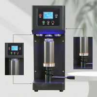 Can Sealing Machine with Container Holders Smart Can Sealing Machine with Digital Display Display Precision for Drink Shops, Tea Stores