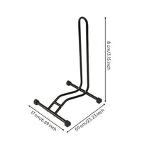 Cylindrical Cycle Parking Stand Stable Upright Cycle Stand Heavy Duty Freestanding Bike Rack Small Footprint for Workshop