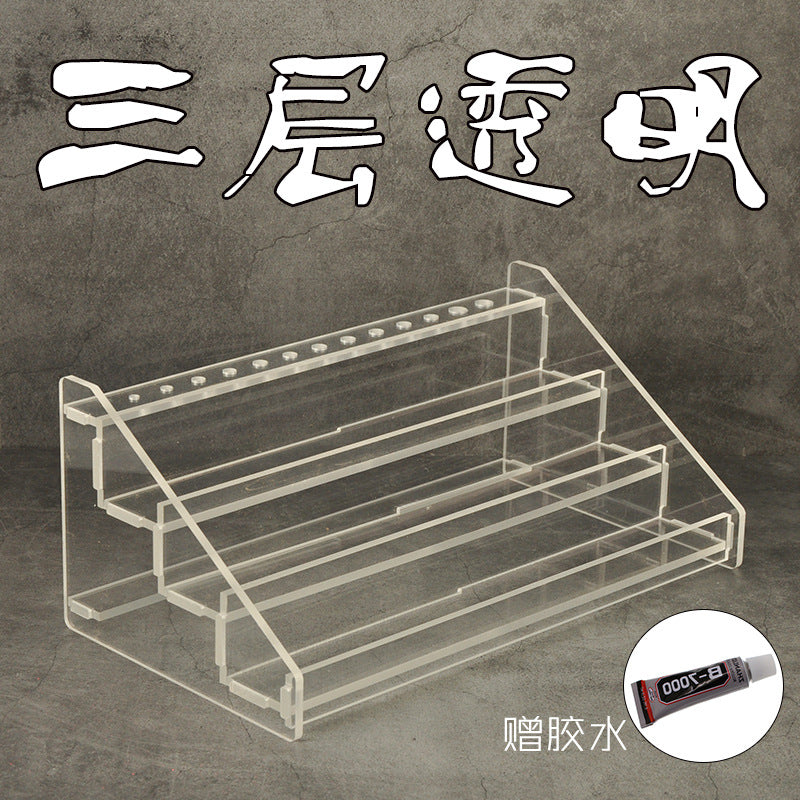 Kezuo Art Tool and Accessory Storage Box, Paint Rack, Organizer