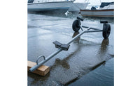 Portable Boat Trailer Pneumatic Wheels Marine Transport Rear Support Brackets