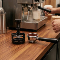 Rotating Coffee Distributor Metal Coffee Distributor Flared High-End Espresso Leveler for Before Pressing