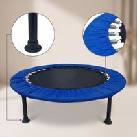 Low-Height Spring Trampoline Compact Round Trampoline Waterproof Rebounder Resistant for Backyard, Classroom