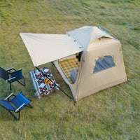 Quick Setup Inflatable Tent Waterproof Air Tent Sun Protection Shelter Portable for Campers, Families, Camping, Backyard