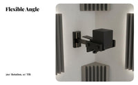 Space-Saving Design Bookshelf Speaker Wall Bracket Anti-Fall Protection Speaker Wall Mount Heavy Duty Easy Installation for Home Theater Enthusiasts, Audiophiles, Recording Studio