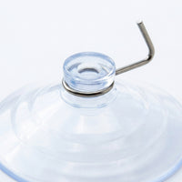 Vacuum Hook for Bathroom Towel, Heavy Duty Suction Cup with 304 Stainless Steel, Clear for Wreath