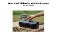Multifunctional Design Camping Trunk with table surface Portable exteriordoor Equipment Large Capacity Storage Box sturdyDuty for Families, DIY aficionados, Fishermen, exteriordoors, Mobile Transport, Workshop, Garage