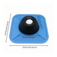 Square Slow Feeder Bowl Textured Pet Accessory Dishwasher Safe