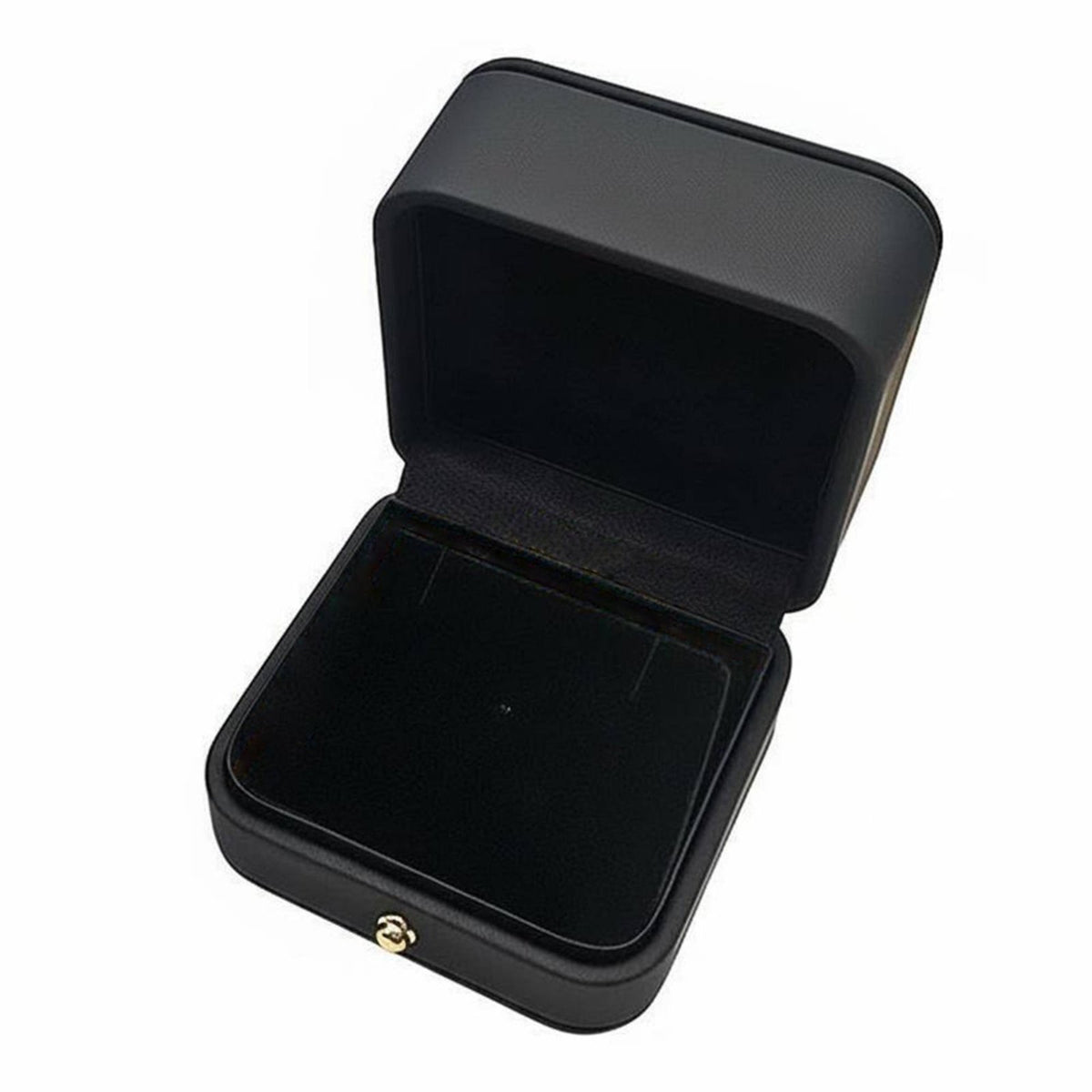 PU Leather Pin Box Elegant Design Commemorative Numismatic Display Case Hinged Lid Brooch Storage Box for Collectors, Veterans, Award Ceremonies