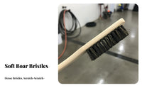 Long Handle Wheel Brush Sturdy Fibers S Long Handle Tire Brush Gentle on Finishes for Professional Car Care Specialists, Vehicle Maintenance, Garage