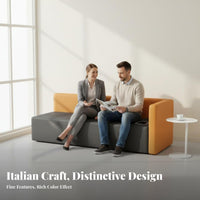 Minimalist Design Modular Block Sofa Easy to Clean Foam Block Couch Set Stain Resistant Commercial Furniture Waterproof for Office Workers, Business Owners, Reception Area, Library, Retail Shop, Small Areas